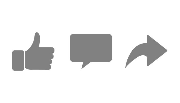 矢量插图喜欢评论repost图标集。图片下载
