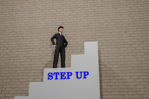 一个商人的形象。图片下载