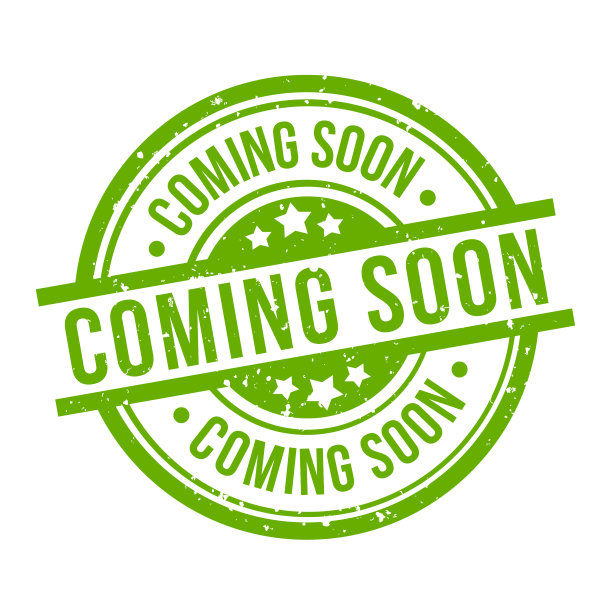 即将到来的绿色垃圾邮票徽章图片下载