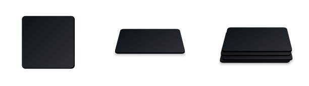 啤酒的过山车。空的黑色的模型。保护杯垫啤酒杯，茶杯隔离在白色的背景。品牌模板矢量插图。图片下载