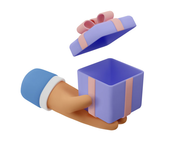 3d图标打开礼品在手图片下载