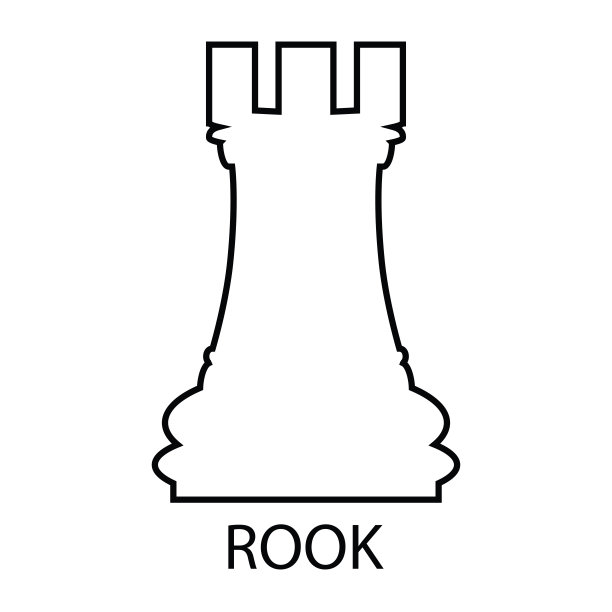 白嘴鸦的棋子。棋子的轮廓。图片下载