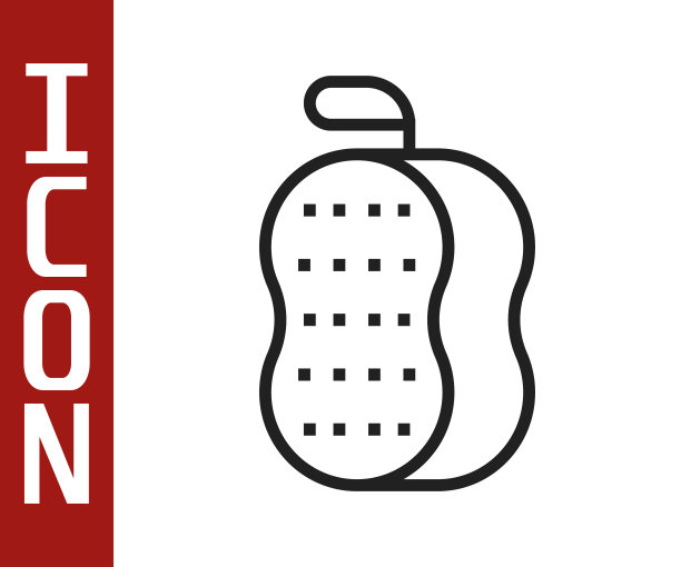 黑线毛巾图标孤立在白色背景。澡堂桑拿浴巾标志。娱乐和放松项目。向量图片下载