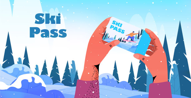 男子滑雪男子做活动上图片下载