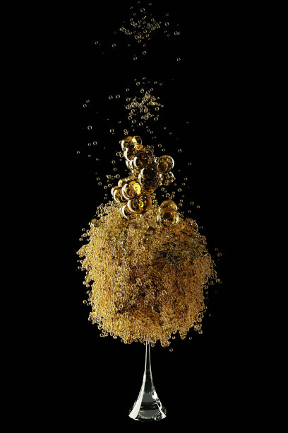 抽象的圣诞树泡泡图片下载