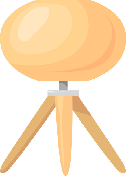 现代灯的地板上有三盏灯是木制或金属的图片下载