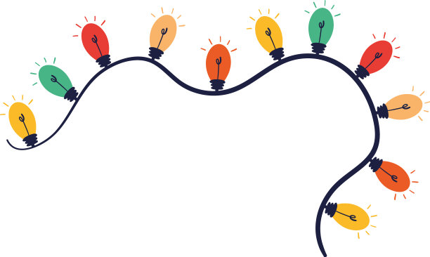 圣诞灯的图标图片下载