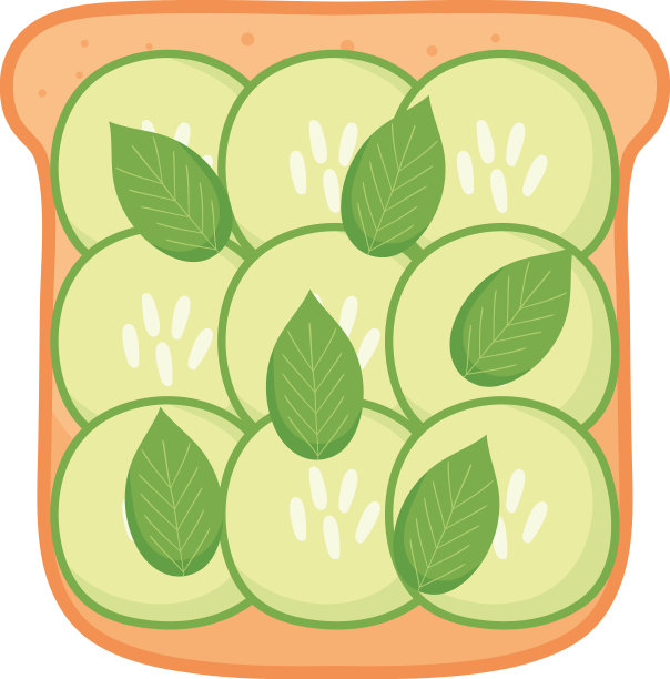 黄瓜吐司图标图片下载