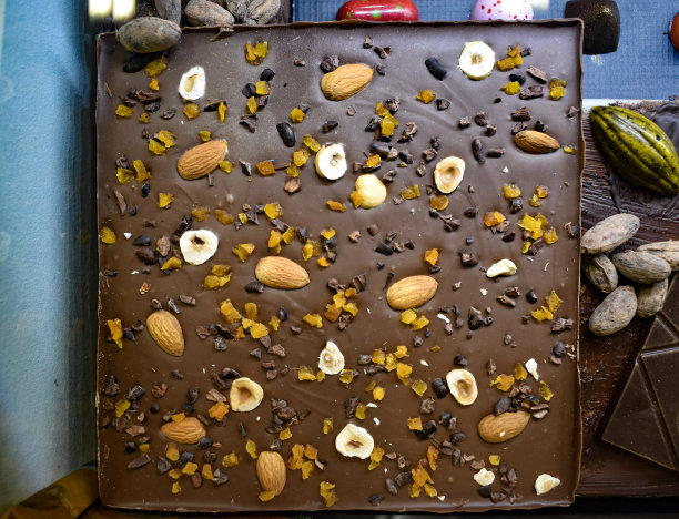 巧克力和坚果图片下载