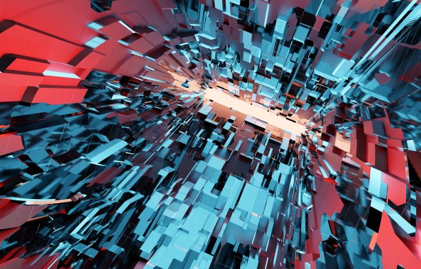 抽象颜色几何形状图片下载