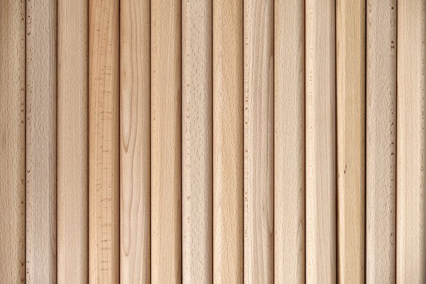 木工车间实木山毛榉木条图片下载