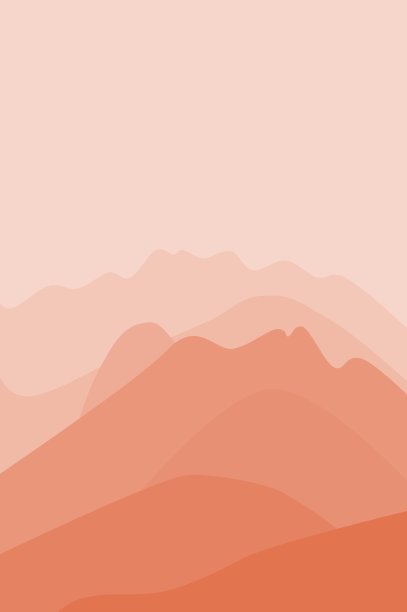 矢量插图的一个美丽的山区景观。适用于海报、墙面装饰等图片下载