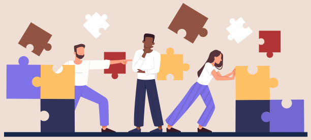 业务团队的概念图片下载