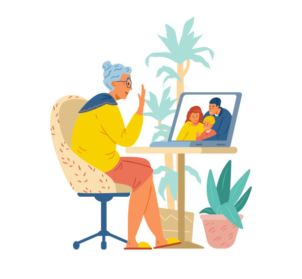 家庭视频会议图片下载