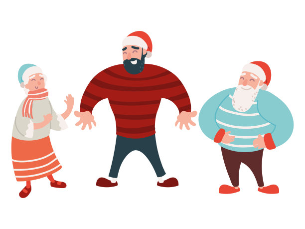 为人们准备冬天的帽子图片下载