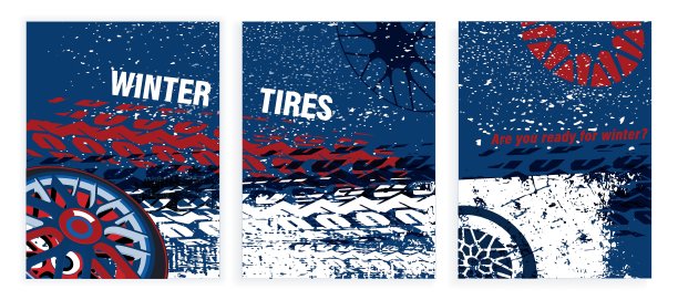 冰轮胎履带。汽车轮。向量汽车元素。垃圾轮胎痕迹背景图片下载