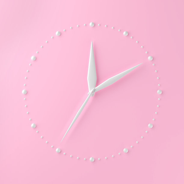 时钟有指针。手表。最小的背景图片下载