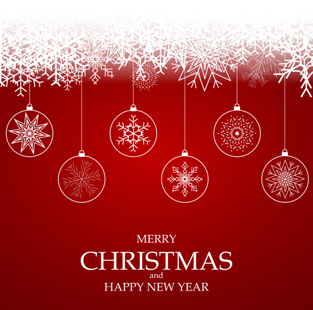 摘要节日新年，圣诞快乐图片下载