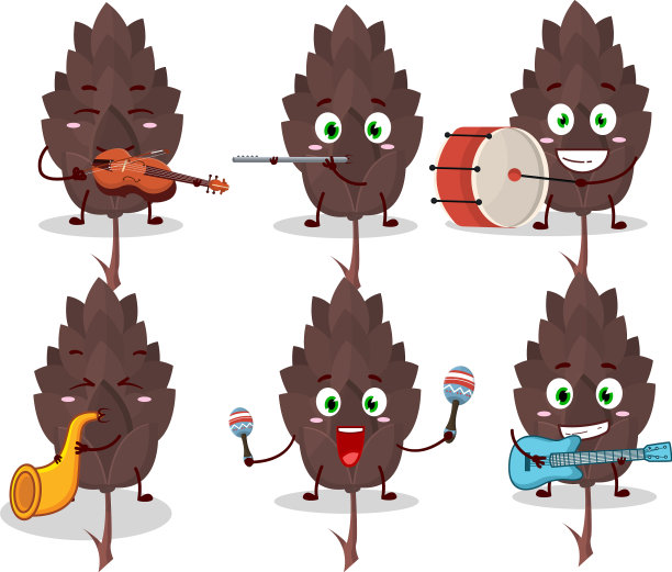 卡通人物针叶树玩一些图片下载