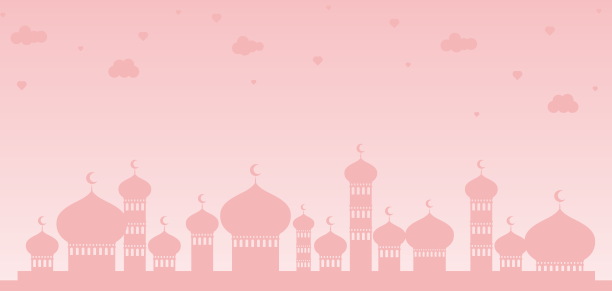 粉色城堡情人节背景图片下载