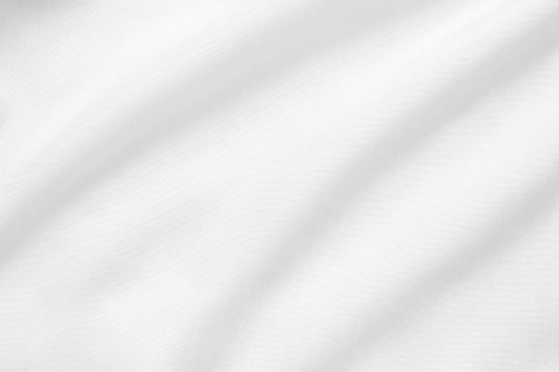 摘要白色织物具有柔软的波浪纹理背景图片下载