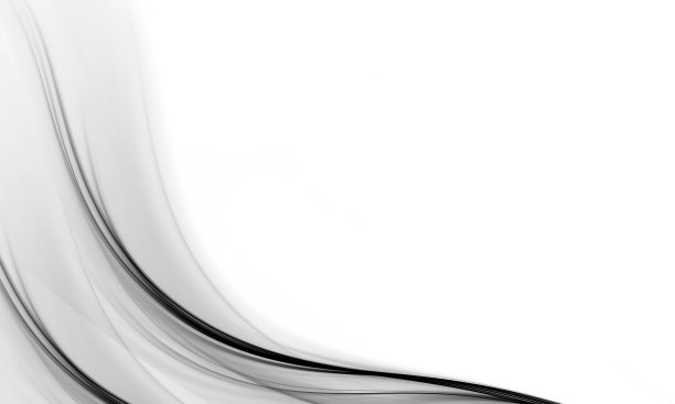 摘要分形黑白背景与波浪进行设计图片下载