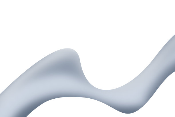 液体波三维金属纹理的白色背景图片下载