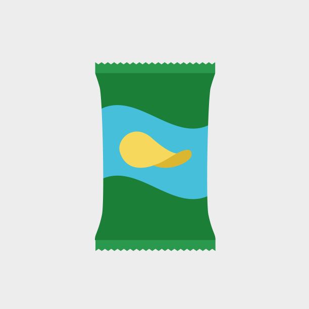 用于网页设计的薯条土豆包装图标图片下载