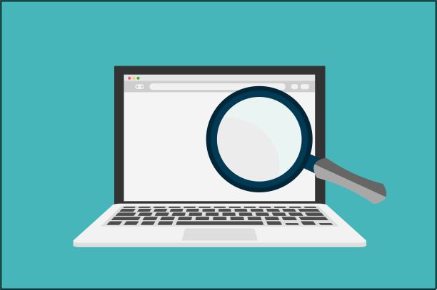 网站SEO，笔记本电脑上的搜索引擎优化，分析和过程平图片下载