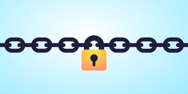 锁图标与链插图图片下载