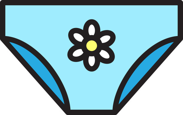 可爱的女内衣配件矢量图片下载