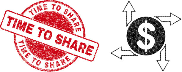 挤出时间来分享圆徽章和金钱图片下载