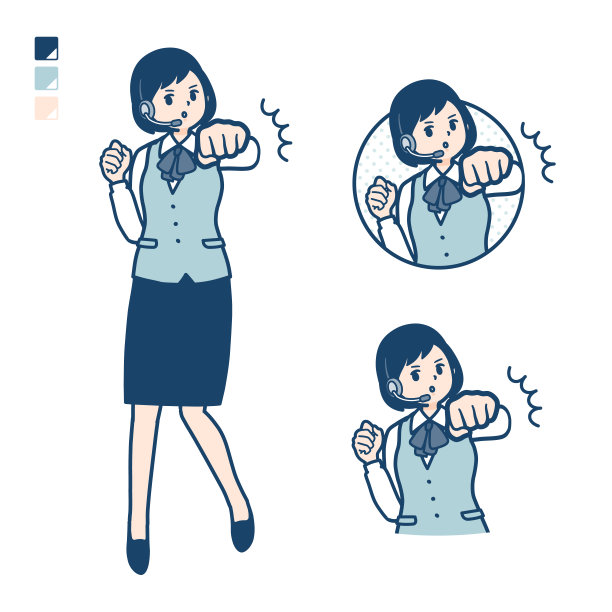 有收入的女商人在前面的形象图片下载