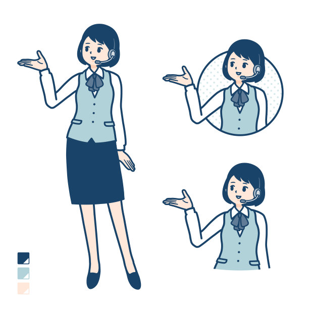 商业女性与收入解释形象图片下载