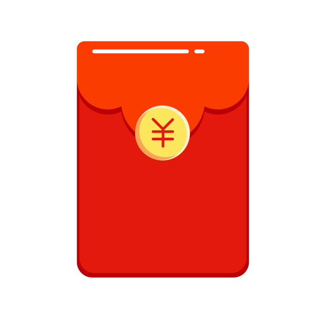 红包卡通红色图片下载