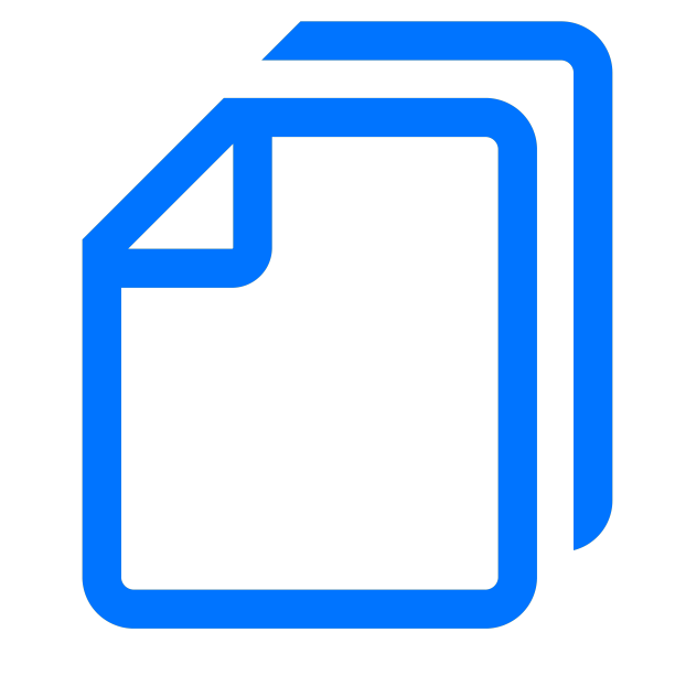 文件蓝色手绘图片下载