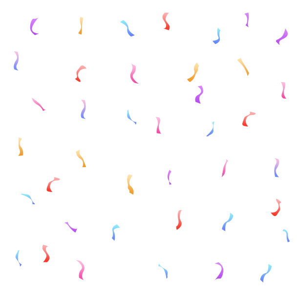 漂浮纸片彩条图片下载