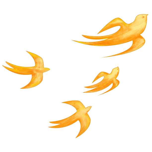 中国风燕子金色图片下载