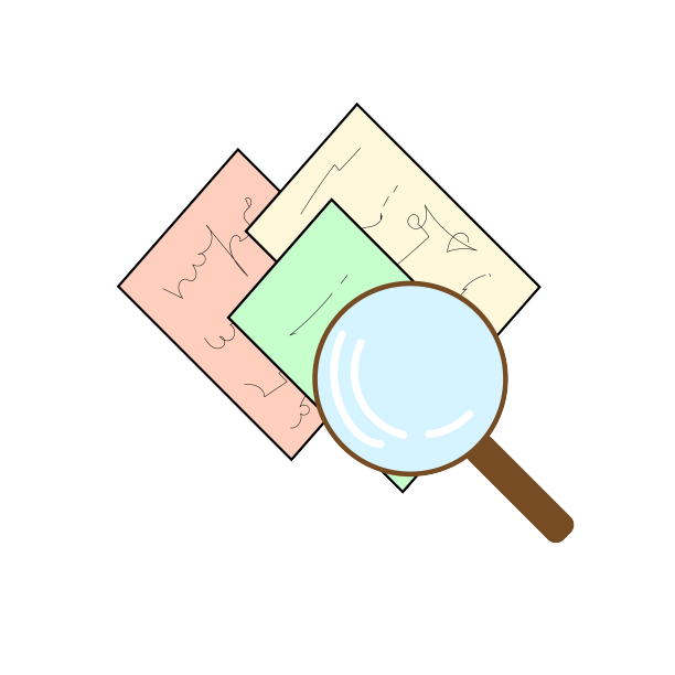 放大镜研究观察图片下载