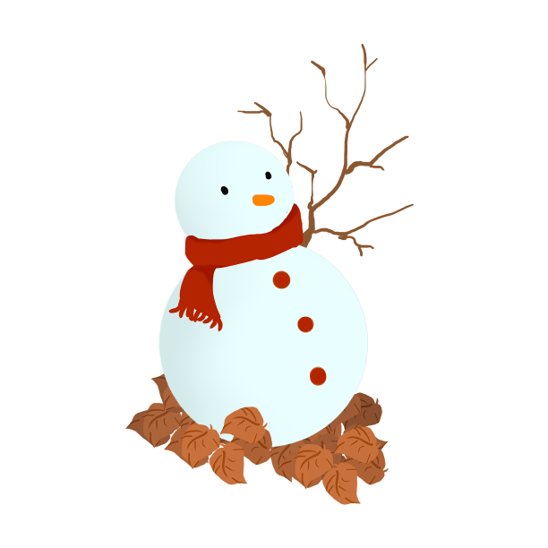 冬至雪人图片下载