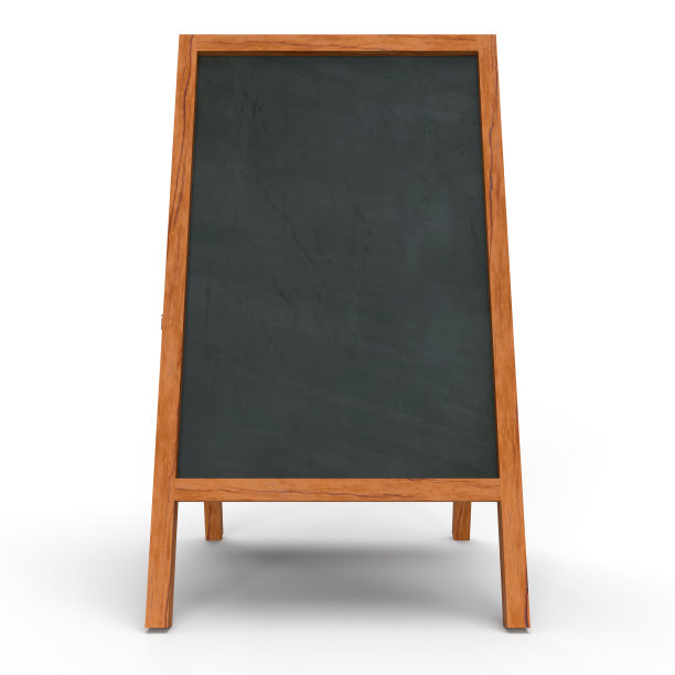 黑板上画架标志的图解图片下载