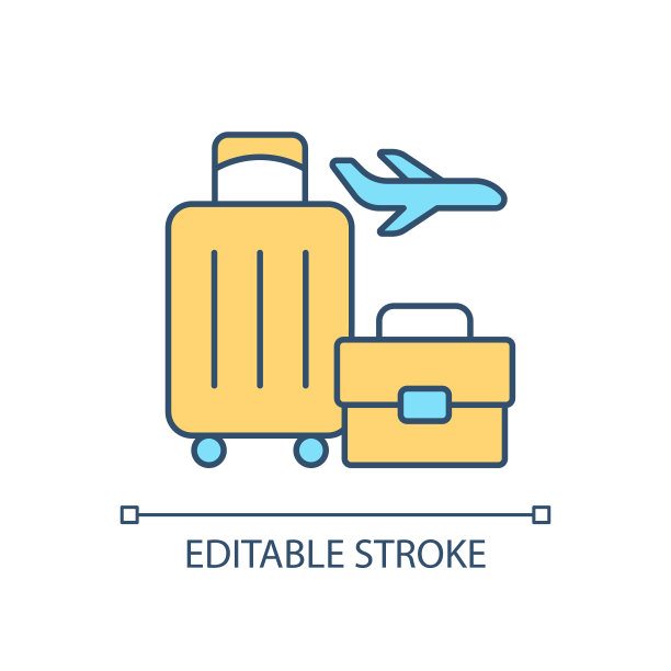 航班旅行RGB颜色图标图片下载