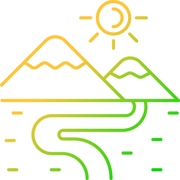 山谷梯度线性象图片下载