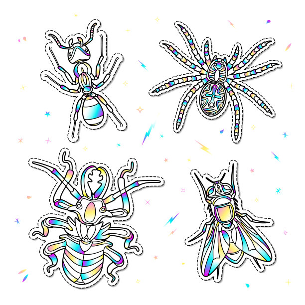 抽象的昆虫图片下载