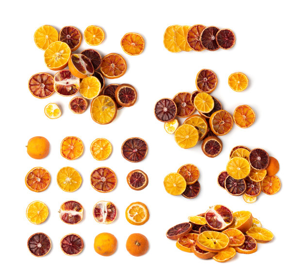 干橙片和血橙分离图片下载