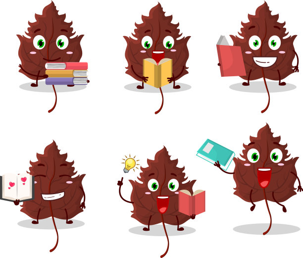 一张山楂叶卡通人物的图片图片下载