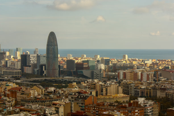 巴塞罗那城市景观图片下载