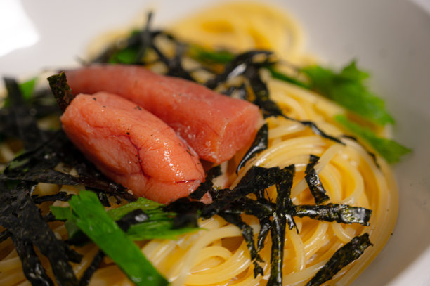 鱼蛋的意大利面图片下载