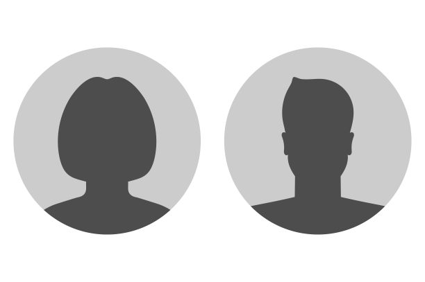 轮廓头像轮廓图标。矢量图图片下载