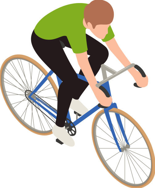 男子骑自行车作文图片下载